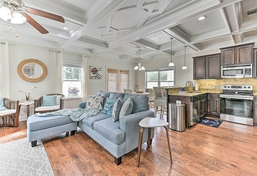 Half Mi To Inlet Beach: Home W/ Grill & Fire Pit