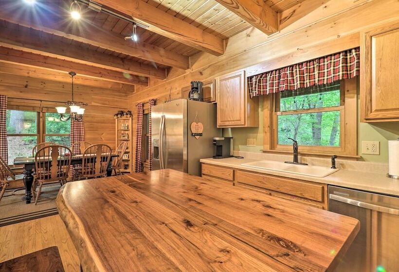 Private Cabin On 2 Acres: Hot Tub, 10 Mi To Boone!