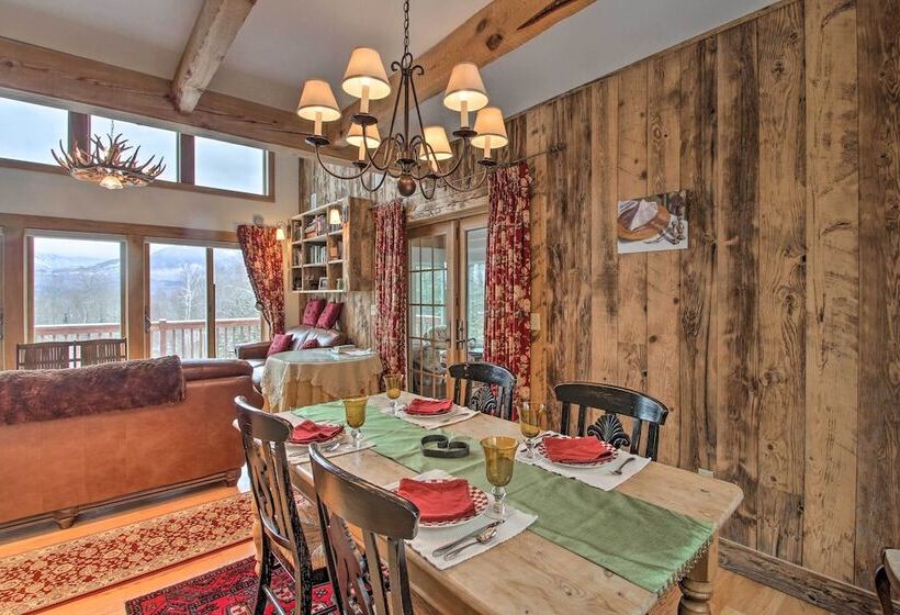 Architect Designed Franconia Home: Hot Tub & Views