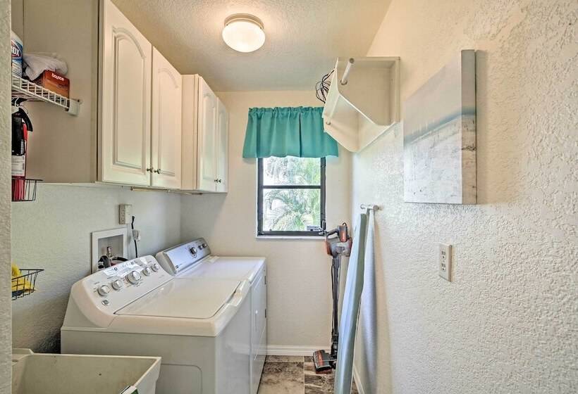 Canal Waterfront Home With Private Pool & Dock!