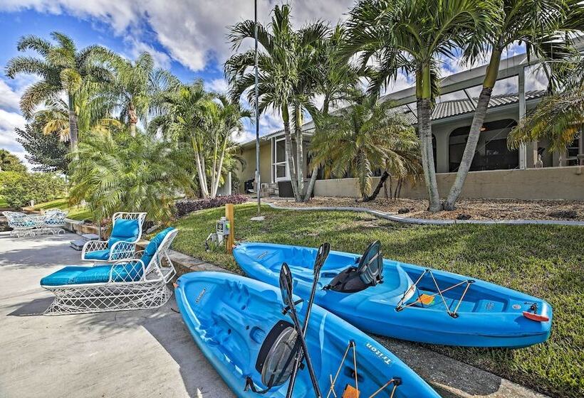 Canal Waterfront Home With Private Pool & Dock!