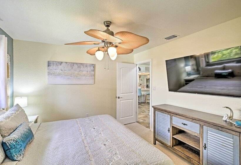 Canal Waterfront Home With Private Pool & Dock!