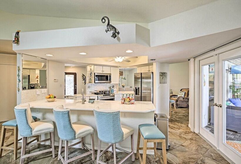 Canal Waterfront Home With Private Pool & Dock!