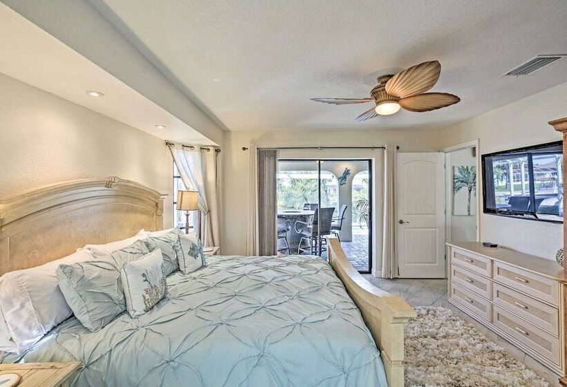 Canal Waterfront Home With Private Pool & Dock!