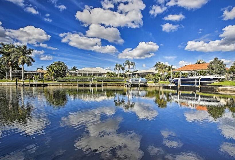 Canal Waterfront Home With Private Pool & Dock!