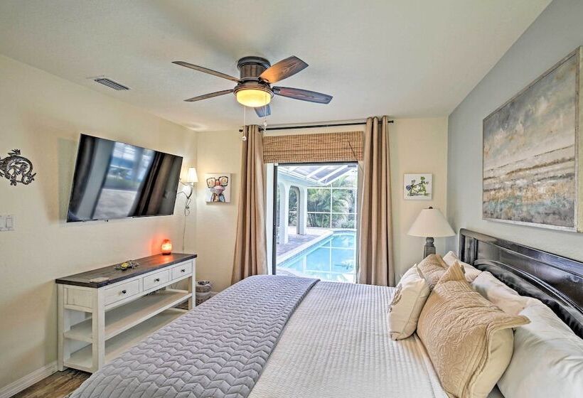 Canal Waterfront Home With Private Pool & Dock!