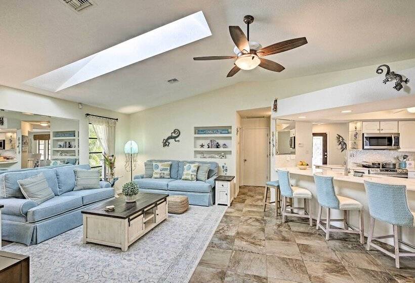 Canal Waterfront Home With Private Pool & Dock!