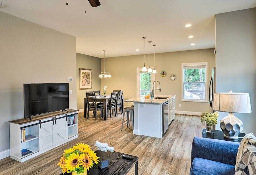 Modern Candler Home W/ Deck & Yard!