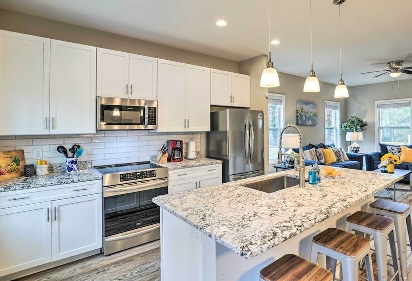 Modern Candler Home W/ Deck & Yard!