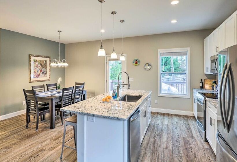 Modern Candler Home W/ Deck & Yard!