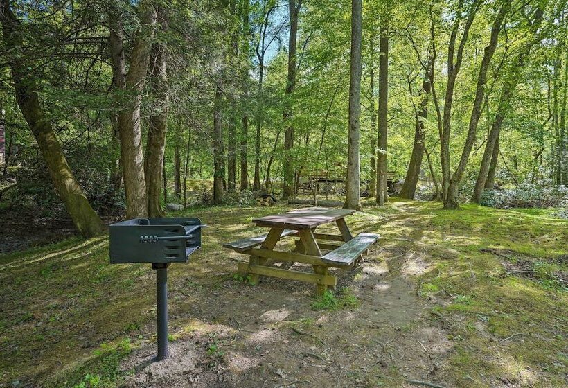 Cozy Tellico Plains Cabin W/ Large Mountain Creek!