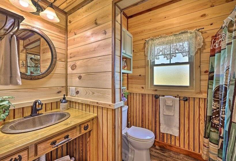 3 Mi To Lake Hamilton:  Tree Top Cabin