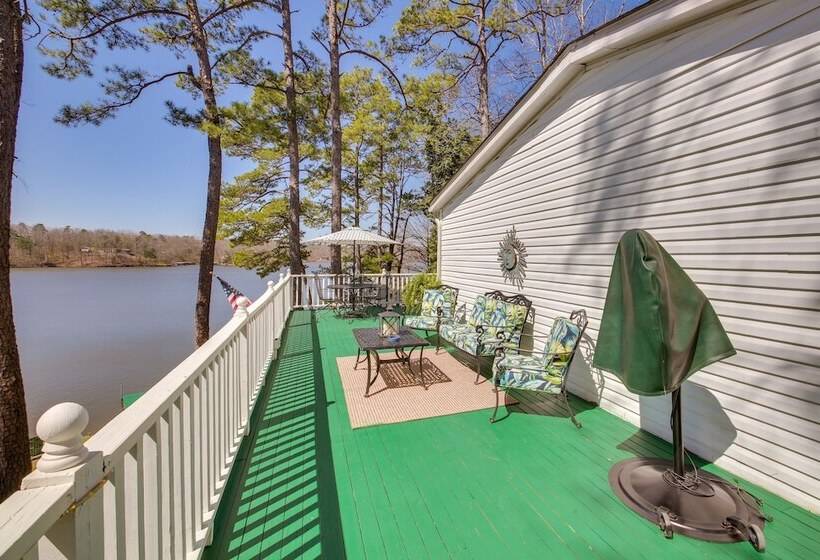 Harrod S Hideaway W/deck+dock On Lake Norrell