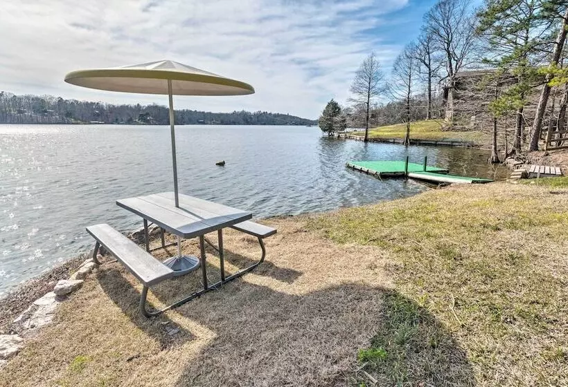 Harrod S Hideaway W/deck+dock On Lake Norrell