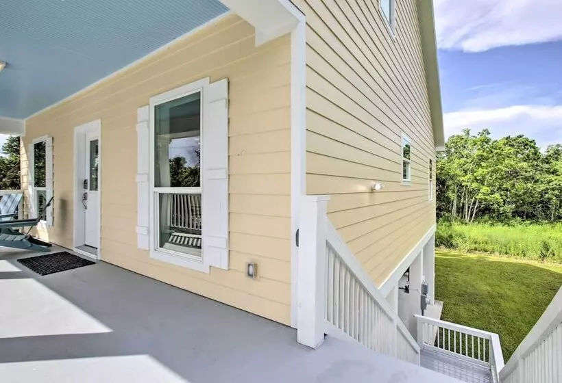 Modern Waveland Home W/ Deck, Walk To Beach!