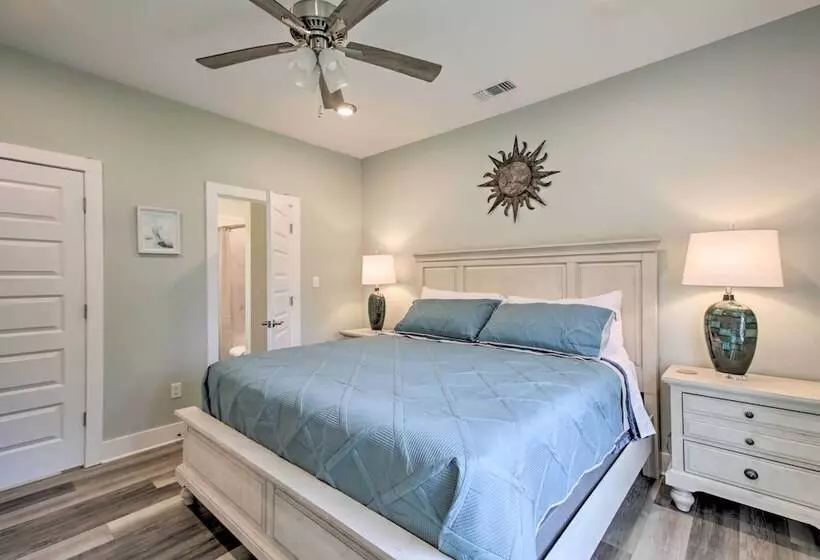 Modern Waveland Home W/ Deck, Walk To Beach!