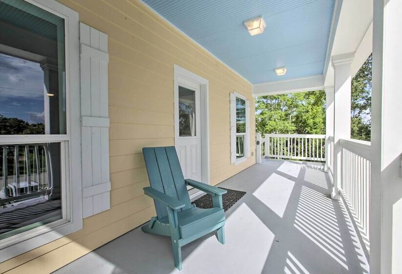 Modern Waveland Home W/ Deck, Walk To Beach!