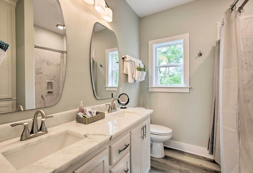 Modern Waveland Home W/ Deck, Walk To Beach!