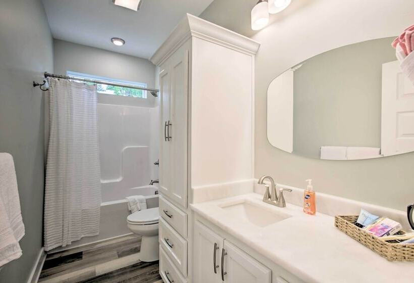 Modern Waveland Home W/ Deck, Walk To Beach!