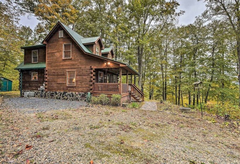 Pet Friendly Bryson City Cabin W/ Fire Pit + Deck!
