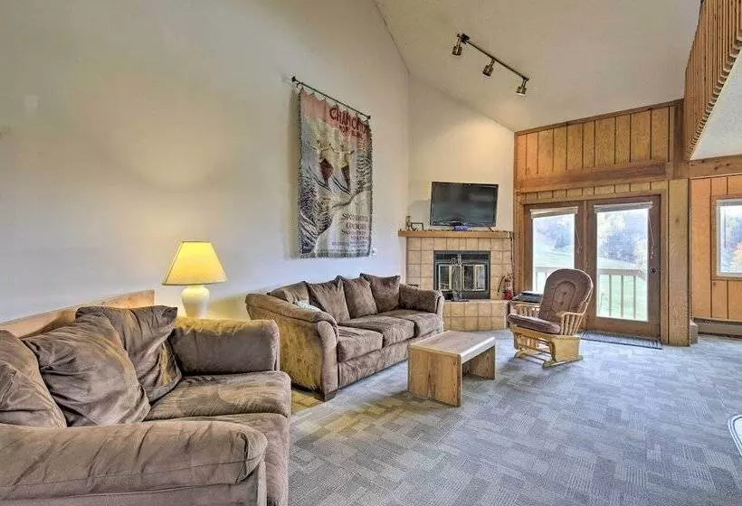 Upson Ski In/ski Out, End Unit Cabin W/ Fireplace!