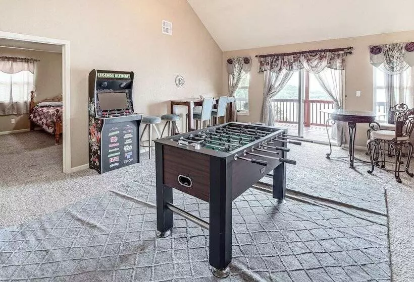 Waterfront Lake Eufaula Home: Multi Level Balcony