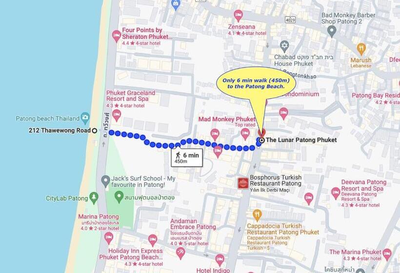 בית מלון כפרי The Lunar Patong