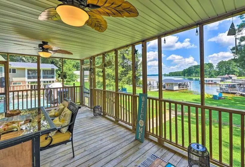 Beautiful Lakefront Retreat W/ Dock & Grill!