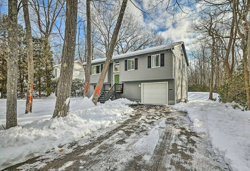 Contemporary Pocono Mountain Home W/ Deck