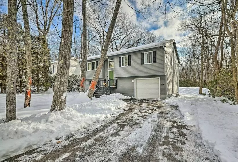 Contemporary Pocono Mountain Home W/ Deck