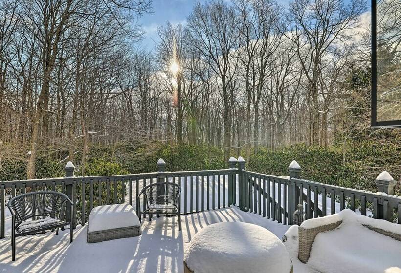 Contemporary Pocono Mountain Home W/ Deck