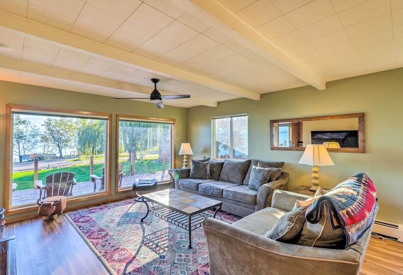 Lakeside Home W/ Beach ~ 14 Mi To Ski Area!