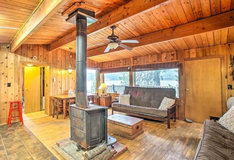 Remote Escape: Serene Lakeside Cabin W/ Beach