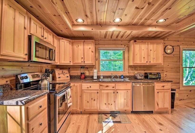 Secluded Cabin W/ Deck 13 Miles To Downtown Murphy