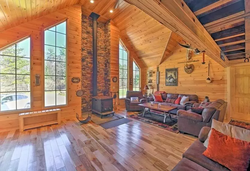 Unadilla Cabin On 50 Acres + Fire Pit & Creek