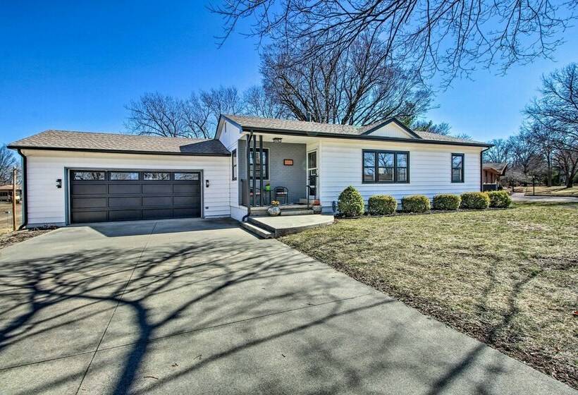 Emporia Family Home Near Downtown: Game Room!