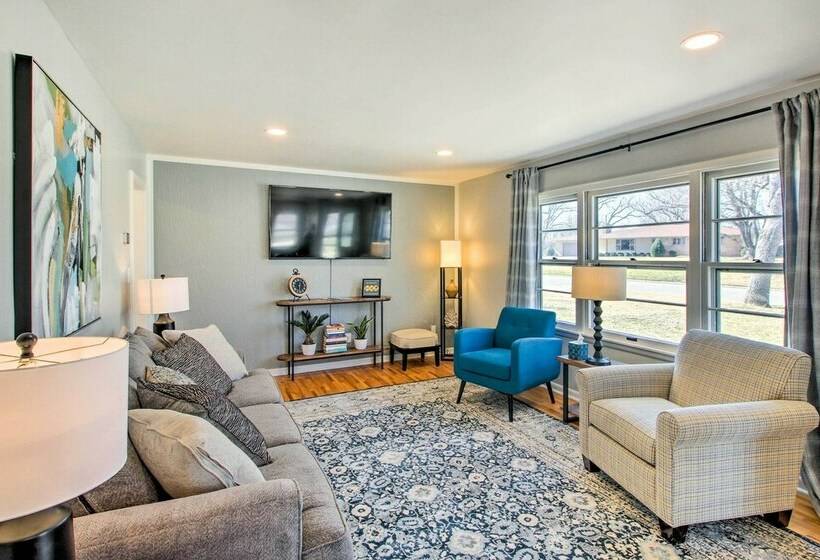 Emporia Family Home Near Downtown: Game Room!