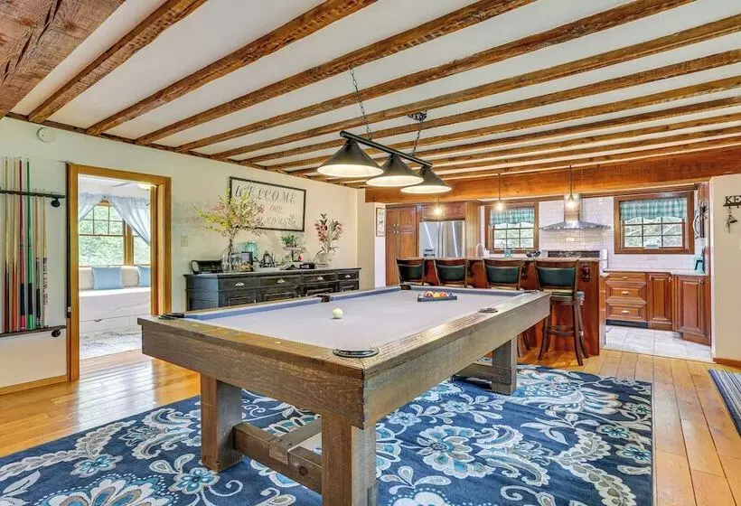 Hot Tub, Game Room: Greentown Home Near State Park