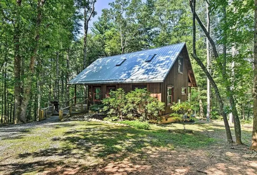 Romantic Asheville Area Cabin W/ Deck & Hot Tub!