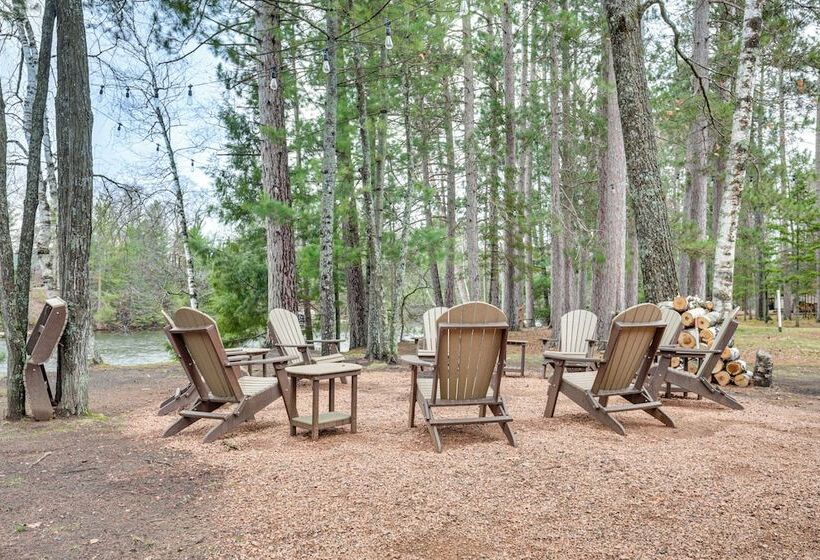 Waterfront Eagle River Lake Home W/ Boat Dock