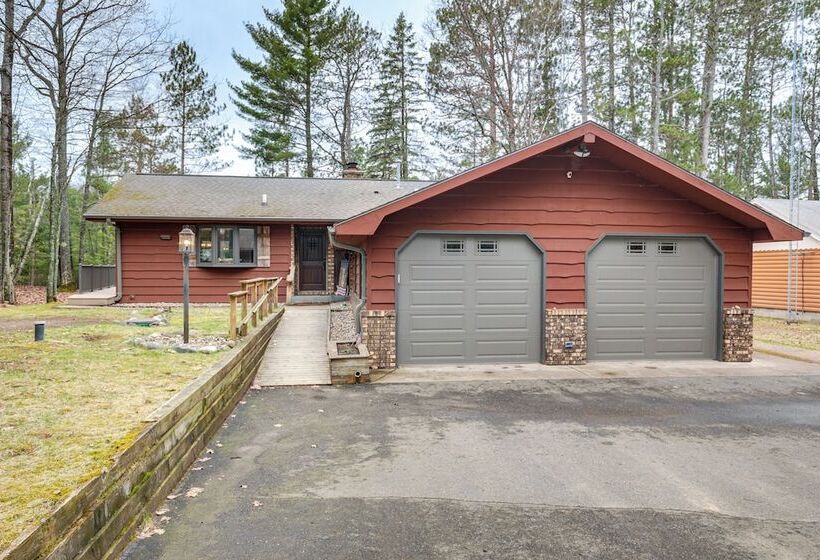 Waterfront Eagle River Lake Home W/ Boat Dock
