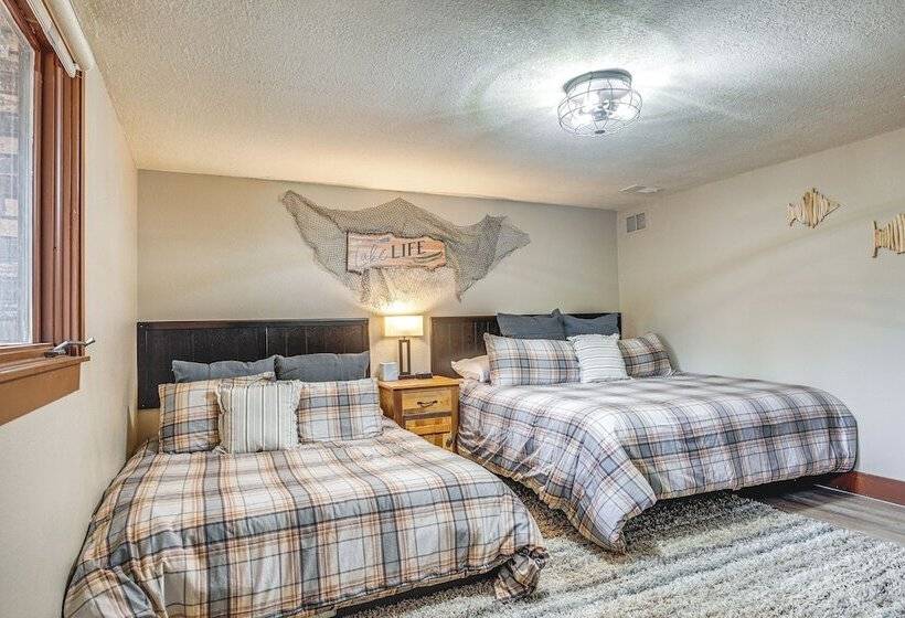 Waterfront Eagle River Lake Home W/ Boat Dock