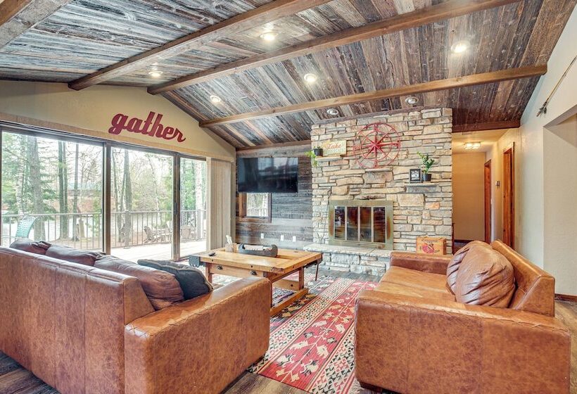 Waterfront Eagle River Lake Home W/ Boat Dock