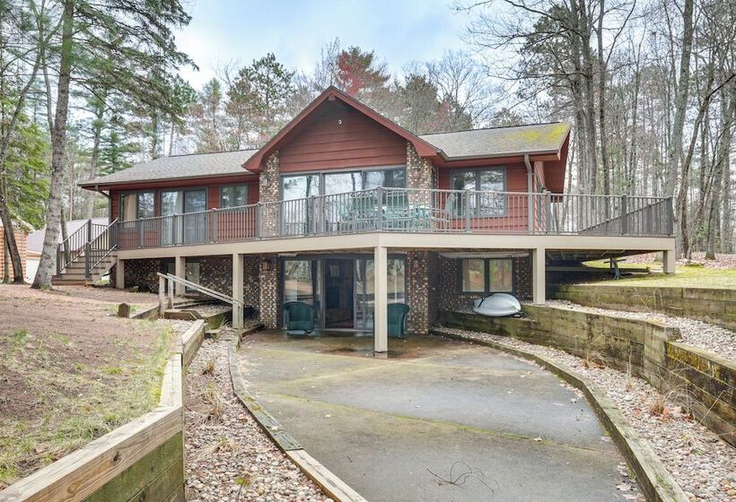 Waterfront Eagle River Lake Home W/ Boat Dock