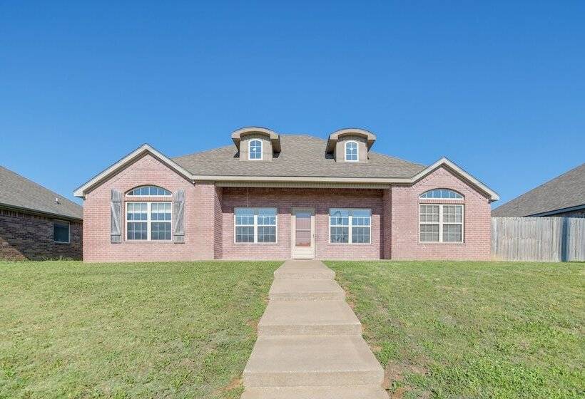 Central Bentonville Home With Fenced Yard!