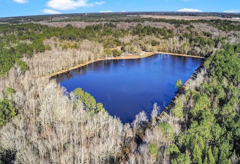 Charming Retreat On 20 Acres W/ Private Lake!