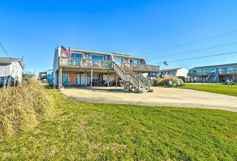 Coastal Atlantic Beach Duplex < 1 Mi To Boardwalk!