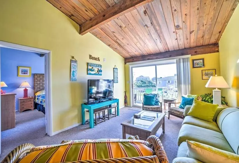 Coastal Atlantic Beach Duplex < 1 Mi To Boardwalk!