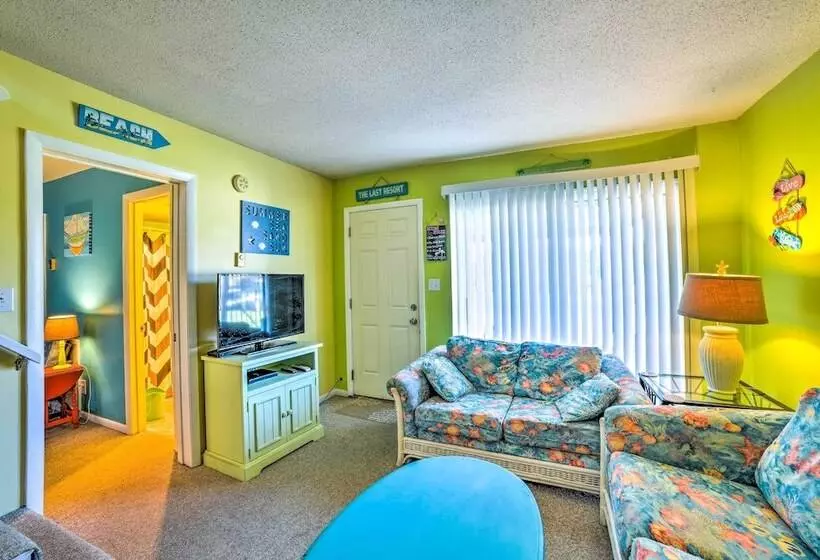 Coastal Atlantic Beach Duplex < 1 Mi To Boardwalk!