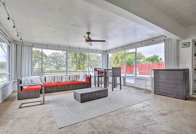 Private Pool & Dock: Coconut Creek Home!